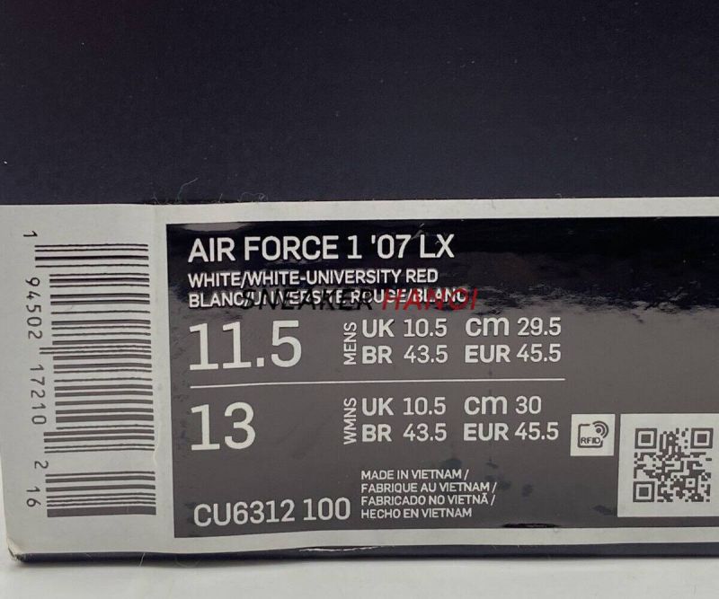 Nike Air Force 1 07 LX Thank You Plastic Bag