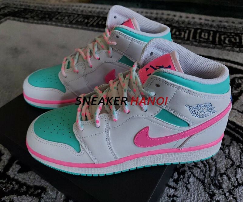 Nike Air Jordan 1 Mid GS Digital Pink