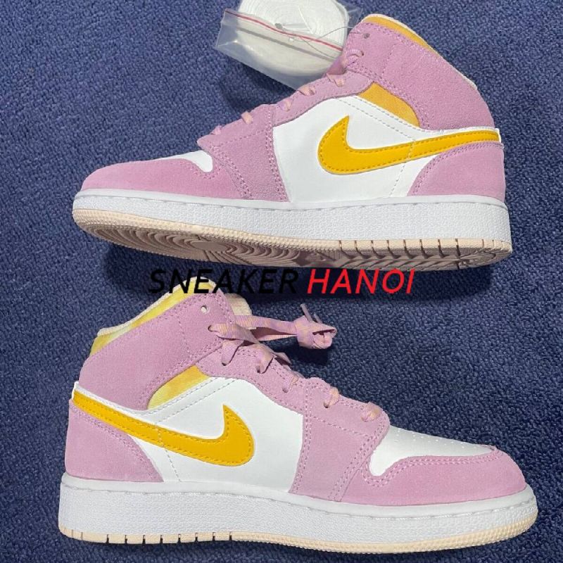 Nike Air Jordan 1 Mid SE GS Arctic Pink