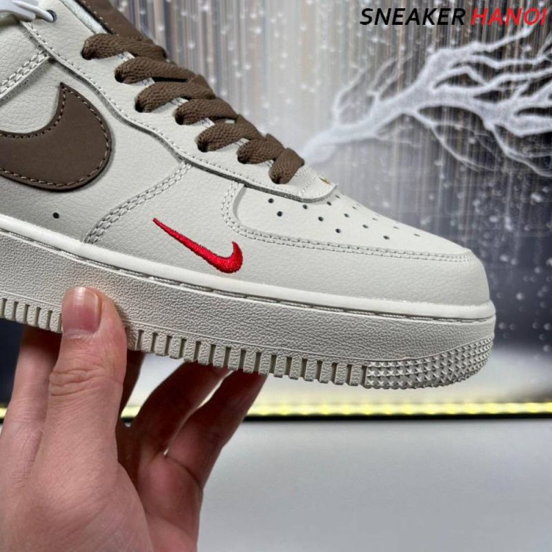 Giày Nike Air Force 1 Low Premium White Brown - Sneakerhanoi - Mẫu Giày Hot  Nhất 2023 - Hanoi Sneaker