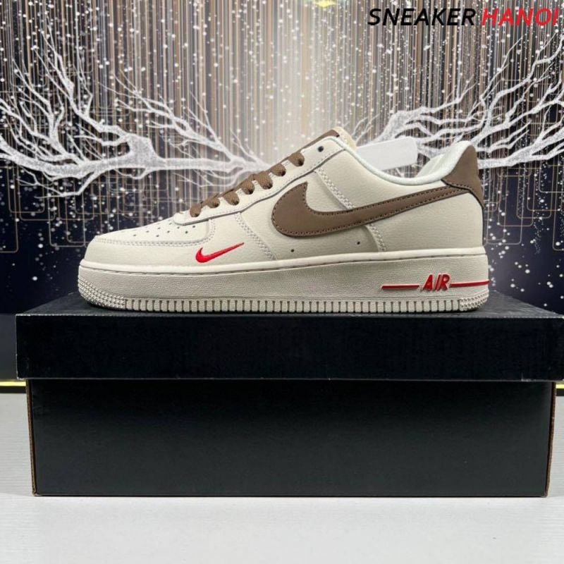 Giày Nike Air Force 1 Low Premium White Brown - Sneakerhanoi - Mẫu Giày Hot  Nhất 2023 - Hanoi Sneaker