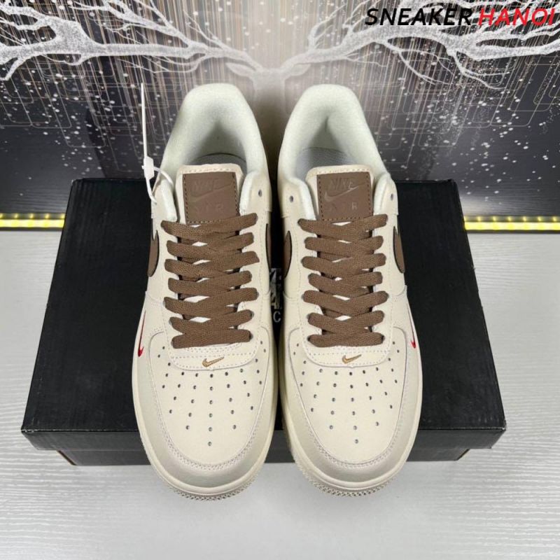 Giày Nike Air Force 1 Low Premium White Brown - Sneakerhanoi - Mẫu Giày Hot  Nhất 2023 - Hanoi Sneaker