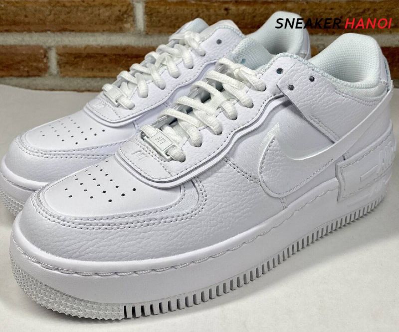 nike air force 1 low shadow triple white