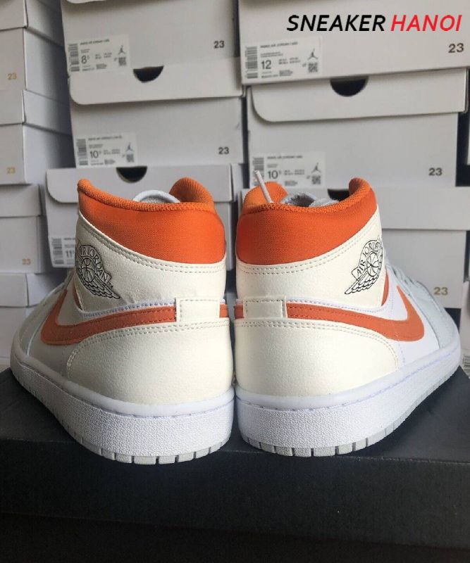 Nike Air Jordan 1 Mid Starfish Pure Platinum