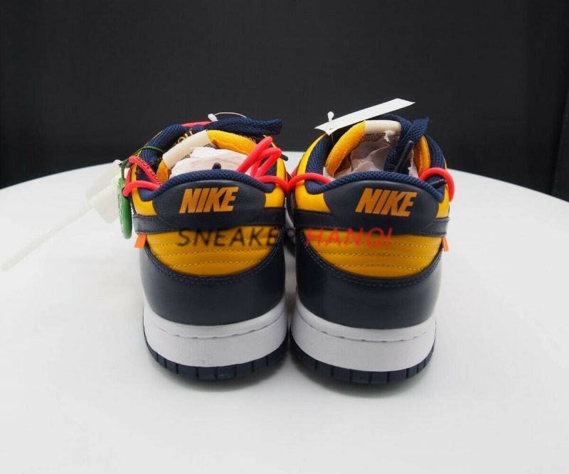 Off-White x Nike Dunk Low University Gold