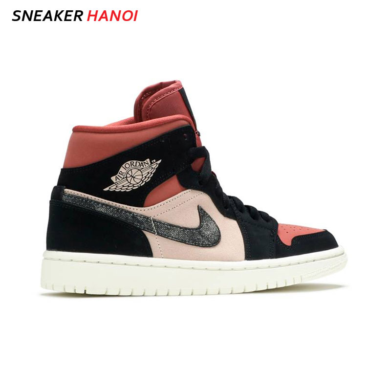 Giày Nike Jordan 1 mid Canyon Rust (W) - BQ6472-202 - Mẫu Giày Hot Nhất  2023 - Hanoi Sneaker