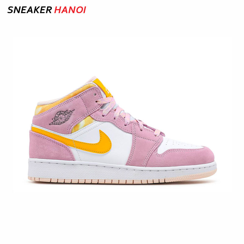 Giày Nike Air Jordan 1 Mid Se Gs Arctic Pink Dc9517-600 - Mẫu Giày Hot Nhất  2023 - Hanoi Sneaker