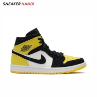 Giày Nike Air Jordan 1 mid SE Yellow Toe