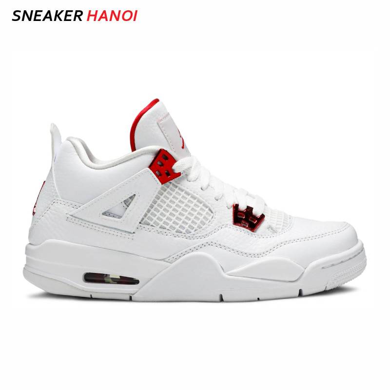 Giày Nike Jordan 4 Retro Metallic Red - Sneaker Hanoi - Mẫu Giày Hot Nhất  2023 - Hanoi Sneaker