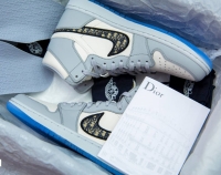Giày Nike Air Jordan 1 Dior Blue