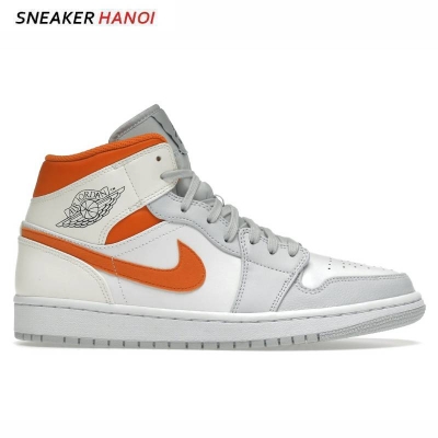 Nike Air Jordan 1 Mid Starfish Pure Platinum